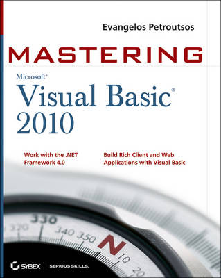 Cover of Mastering Microsoft Visual Basic 2010