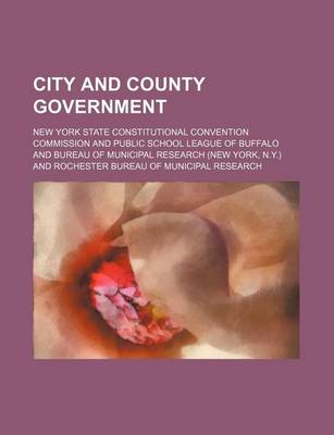 Book cover for City and County Government