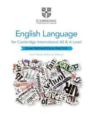 Book cover for Cambridge International AS and A Level English Language Exam Preparation and Practice