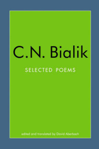 Cover of Selected Poems of C. N. Bialik