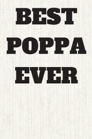 Cover of The Best Poppa Ever Journal