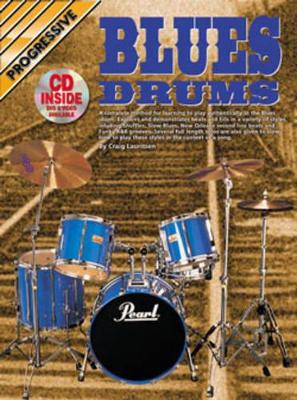 Book cover for Progressive Blues Drums
