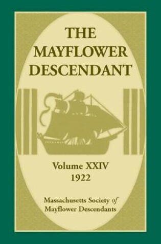 Cover of The Mayflower Descendant, Volume 24, 1922