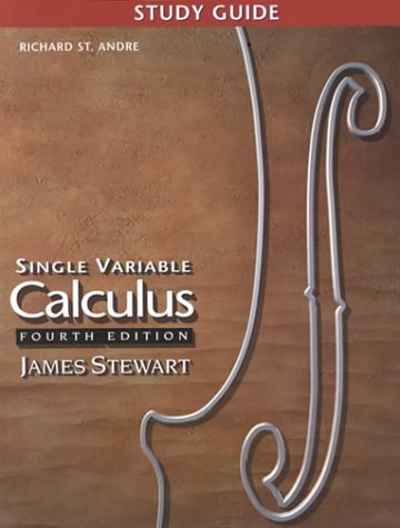 Book cover for Study Guide for Stewart's Single Variable Calculus
