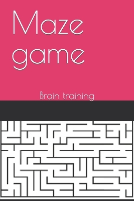 Book cover for Maze game