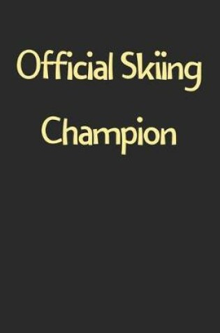 Cover of Official Skiing Champion