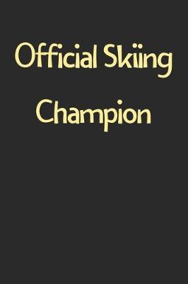 Book cover for Official Skiing Champion