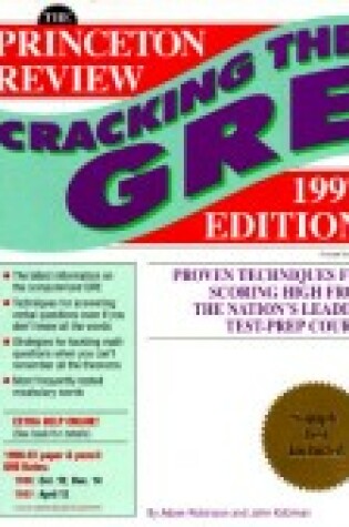 Cover of Cracking the Gre 97