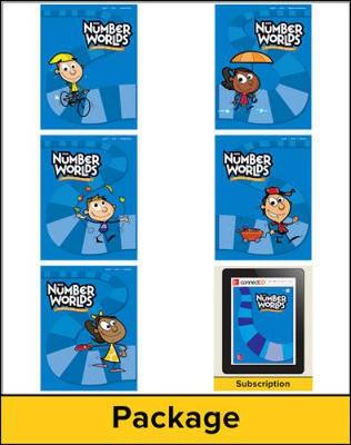 Book cover for Number Worlds Level F, Student Materials Bundle (5 students. 1-year)