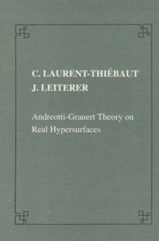 Cover of Andreotti-Grauert theory on real hypersurfaces