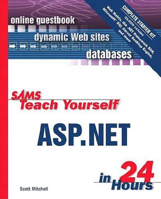 Book cover for Sams Teach Yourself ASP.Net in 24 Hours Complete Starter Kit