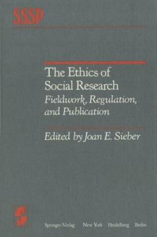 Cover of The Ethics of Social Research