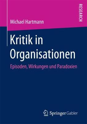 Book cover for Kritik in Organisationen