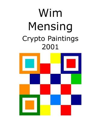 Book cover for Wim Mensing Crypto Paintings 2001