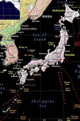 Book cover for Modern Day Color Map of Japan Journal