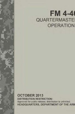 Cover of FM 4-40 Quartermaster Operations