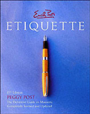 Book cover for Emily Post's Etiquette