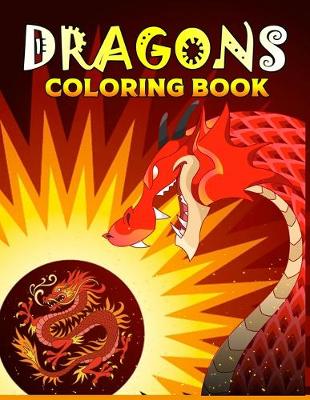 Book cover for Dragons Coloring Book