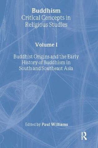 Cover of Buddhism Crit Conc Rel Stud Vol1