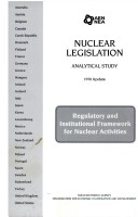 Book cover for Nuclear Legislation, Analytical Study Nuclear Legislation, Analytical Study: Regulatory and Institutional Framework for Nuclear Activities - 1998 Update