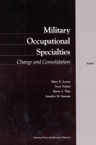 Cover of Military Occupational Specialties