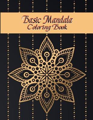 Book cover for Basic Mandala Coloring Book