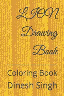 Book cover for LION Drawing Book