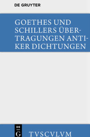 Cover of UEbertragungen antiker Dichtungen