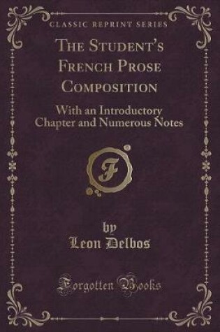 Cover of The Student's French Prose Composition