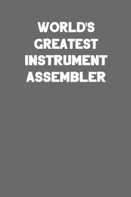 Book cover for World's Greatest Instrument Assembler