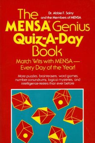 Cover of The Mensa Genius Quiz-a-day Book