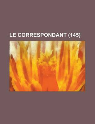 Book cover for Le Correspondant (145)