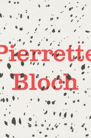 Cover of Pierrette Bloch