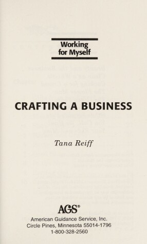 Book cover for Crafting a Business