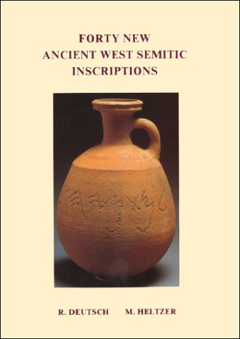 Book cover for Forty New Ancient West Semitic Inscriptions