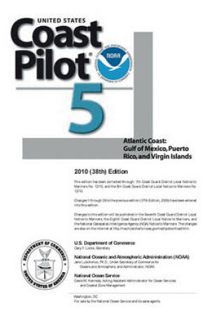 Cover of Us Coast Pilot 5 Gulf of Mexico, Puerto Rico and Virgin Islands