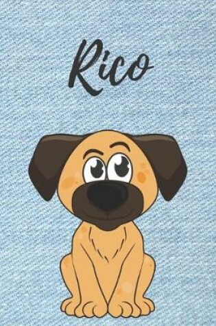 Cover of personalisiertes Notizbuch Hunde / Malbuch / Tagebuch / Journal / DIN A5 / Geschenk Rico