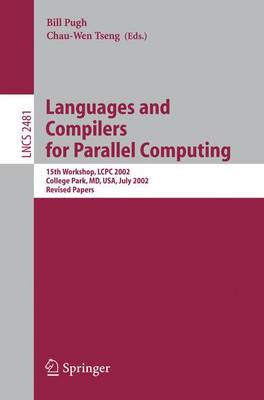Cover of Languages and Compilers for Parallel Computing