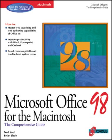 Book cover for Microsoft Office 98 for Mac