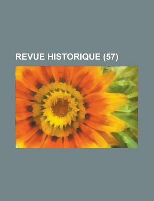 Book cover for Revue Historique (57)