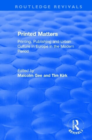 Cover of Printed Matters