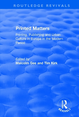 Book cover for Printed Matters