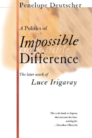 Cover of A Politics of Impossible Difference