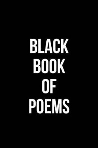 Cover of Black Book of Poems