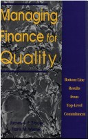 Book cover for Managing Finance for Quality