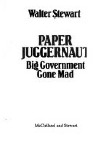 Cover of Paper Juggernaut