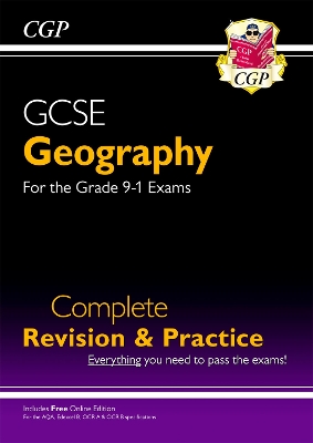 Cover of Grade 9-1 GCSE Geography Complete Revision & Practice (with Online Edition)