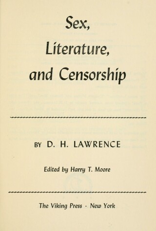 Book cover for Sex, Literature