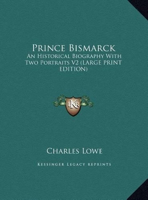 Book cover for Prince Bismarck