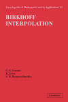 Book cover for Birkhoff Interpolation